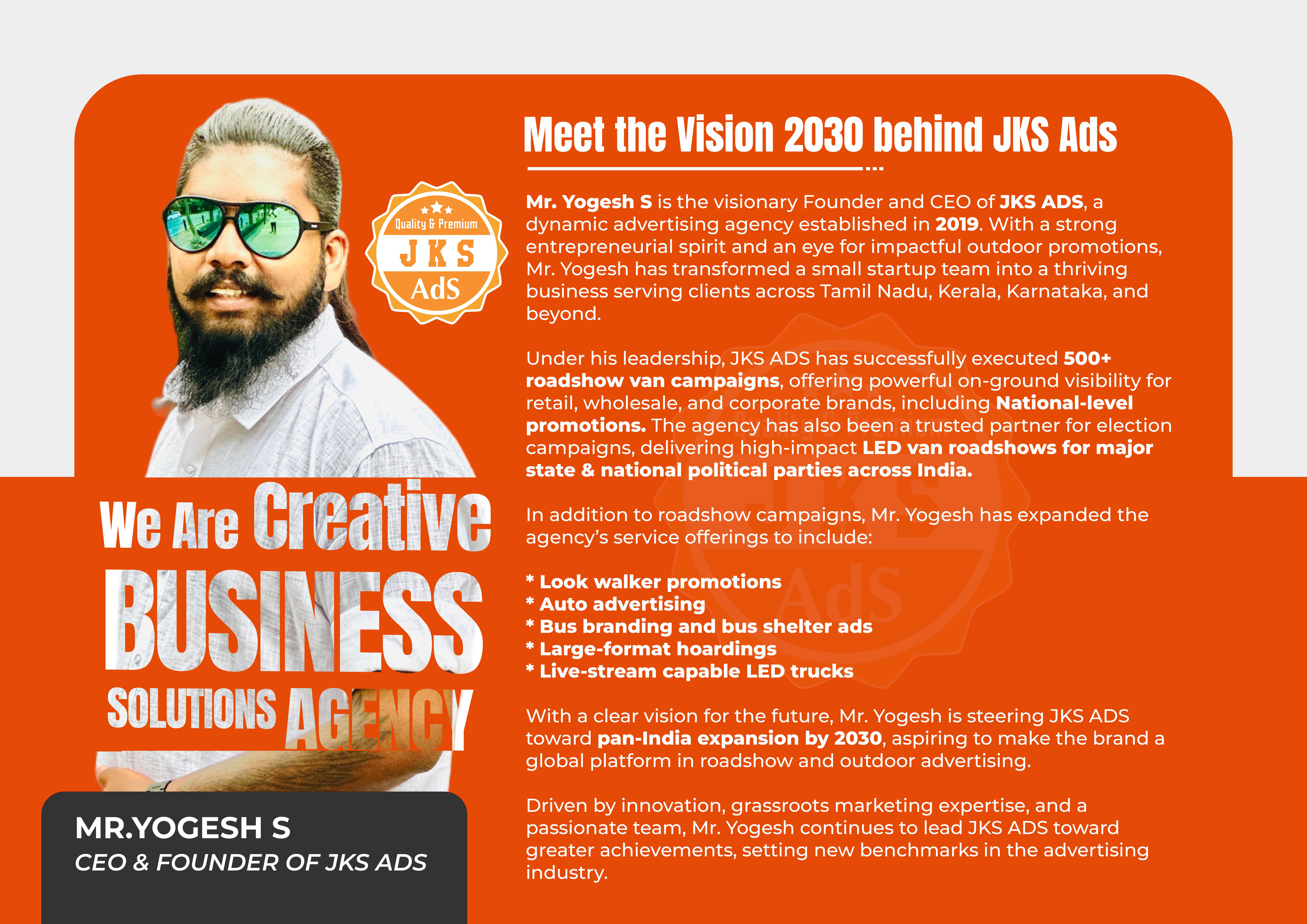 JKS ADS: Drive Your Brand Visibility with LED Mobile Van Promotions