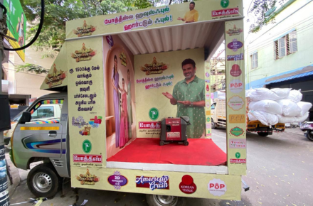 L-Shape Van Advertising